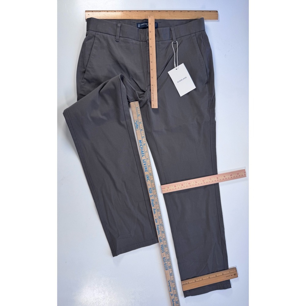 EVERLANE The Slim Fit Performance Chino Pant Uniform Gray Mens 31x28 NWT - Picture 7 of 14